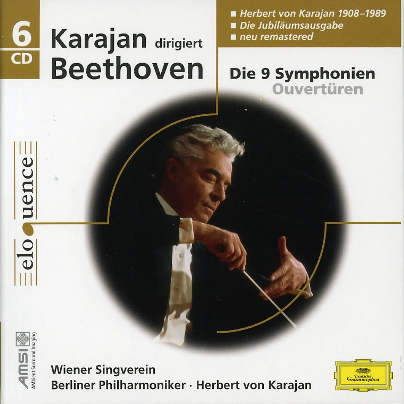 KARAJAN / BERLINER PHILHARMONIKER BETTHOVEN: SYM 1-9 / OVERTURES CD