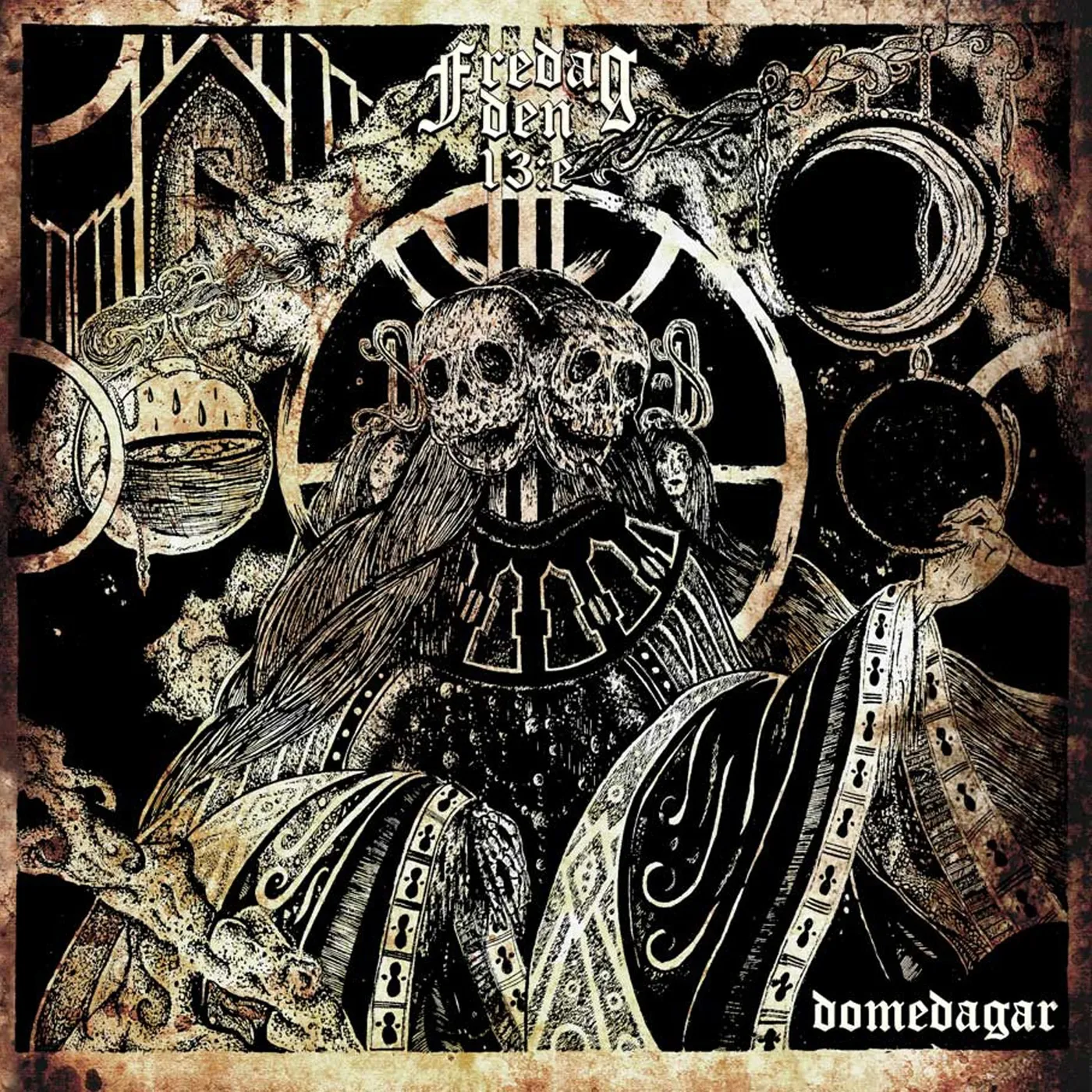 Fredag den 13:e Domedagar Vinyl Record