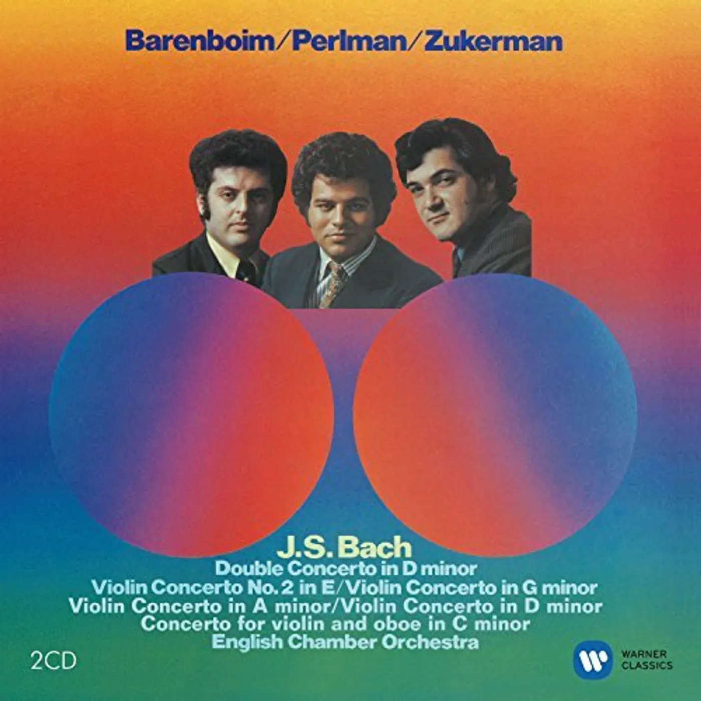 Itzhak Perlman BACH JS: VIOLIN CONCERTOS & DOUBLE CONCERTOS CD