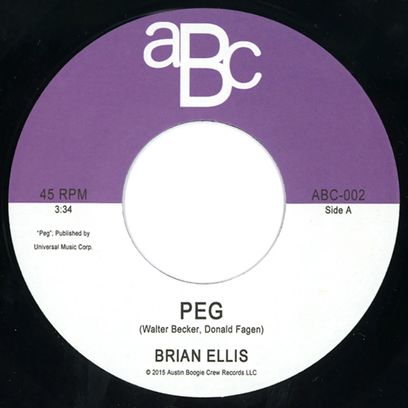 Brian Ellis PEG / WAVE Vinyl Record
