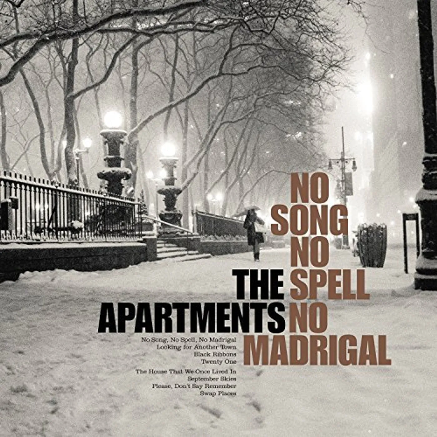 The Apartments NO SONG NO SPELL NO MADRIGAL Vinyl Record