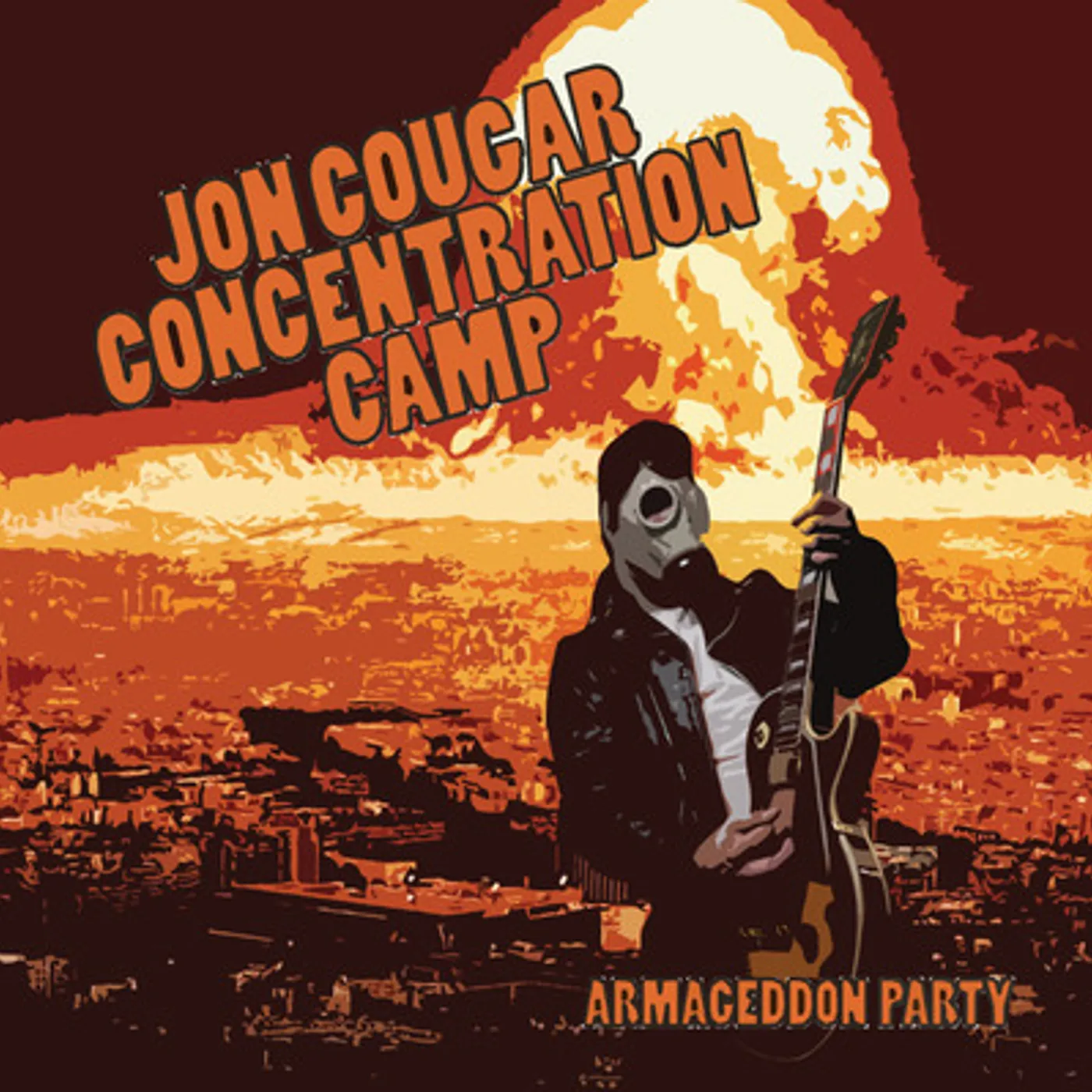 Jon Cougar Concentration Camp ARMAGEDDON PARTY Vinyl Record