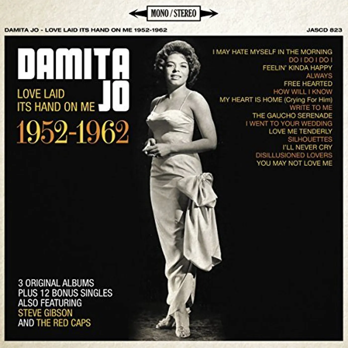 Damita Jo LOVE LAID ITS HAND ON ME 1952-62:ORIGINAL ALBUMS CD