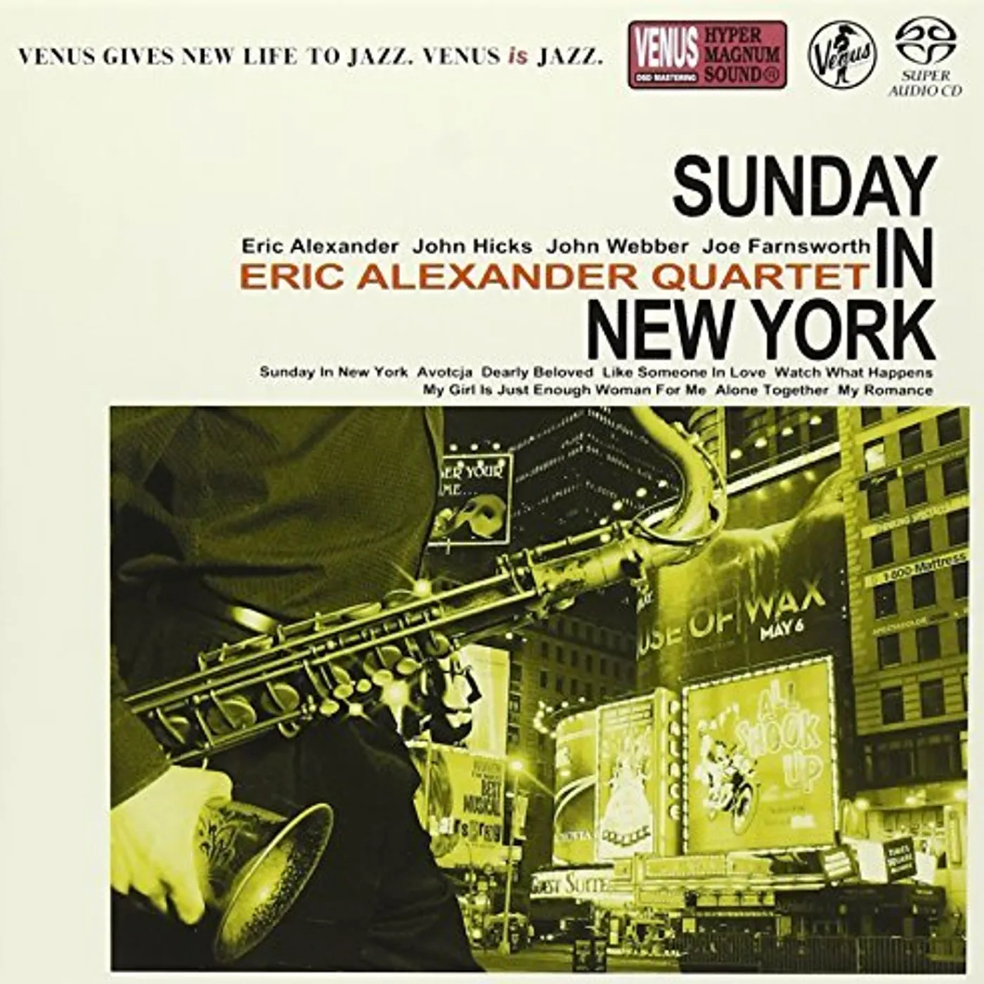 Eric Alexander SUNDAY IN NEW YORK CD Super Audio CD