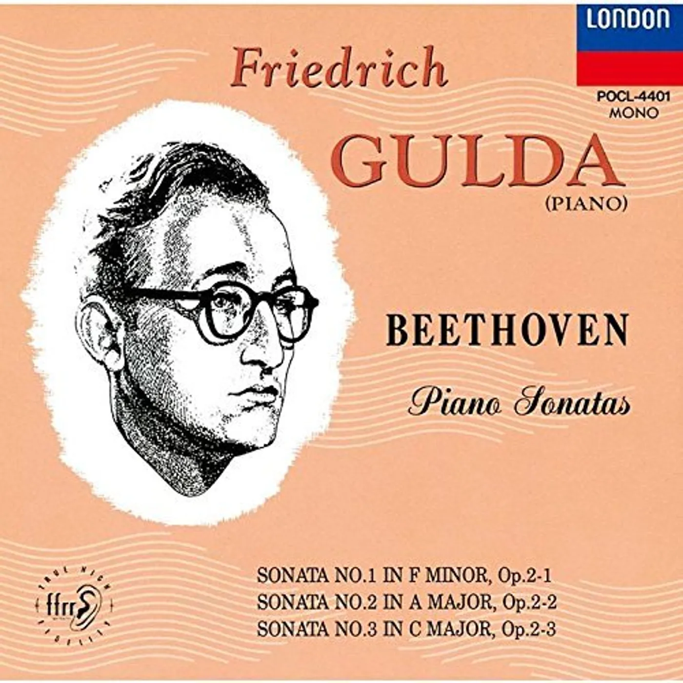 Friedrich Gulda BEETHOVEN: PIANO SONATAS 1 & 2 CD
