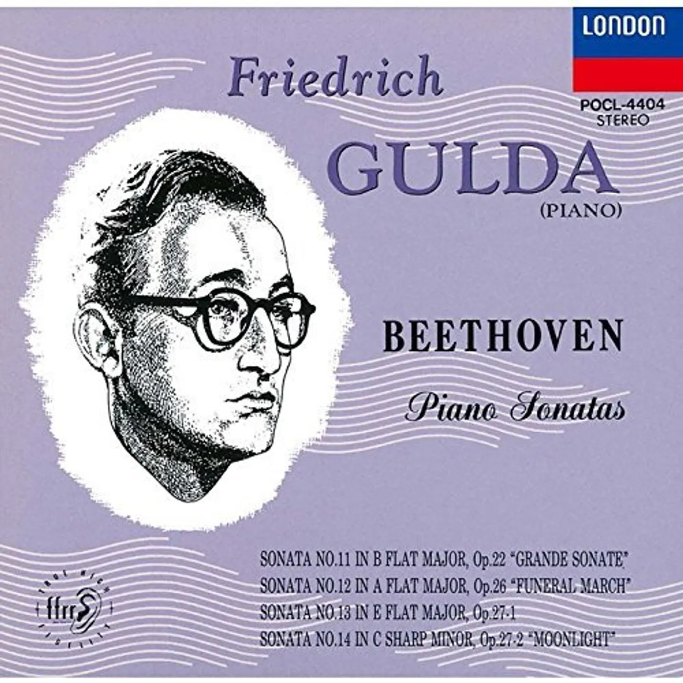 Friedrich Gulda BEETHOVEN: PIANO SONATAS 11 & 12 CD