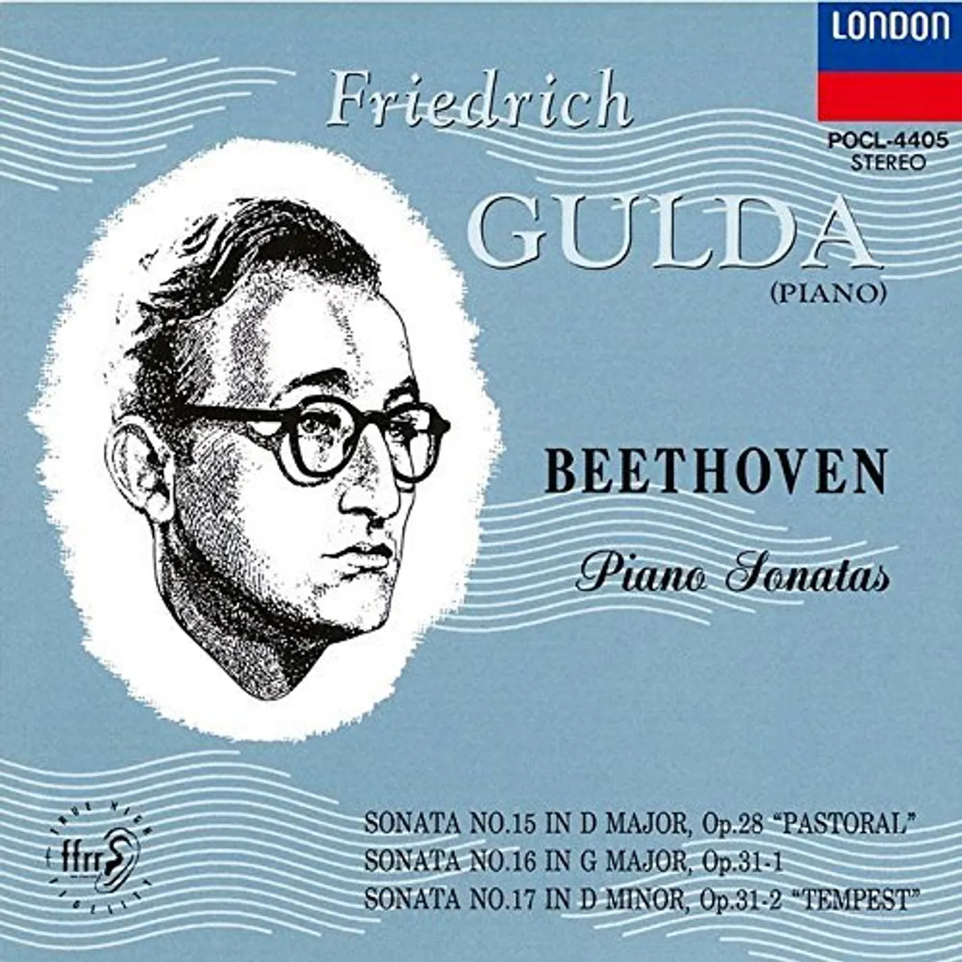 Friedrich Gulda BEETHOVEN: PIANO SONATAS 15 & 16 CD