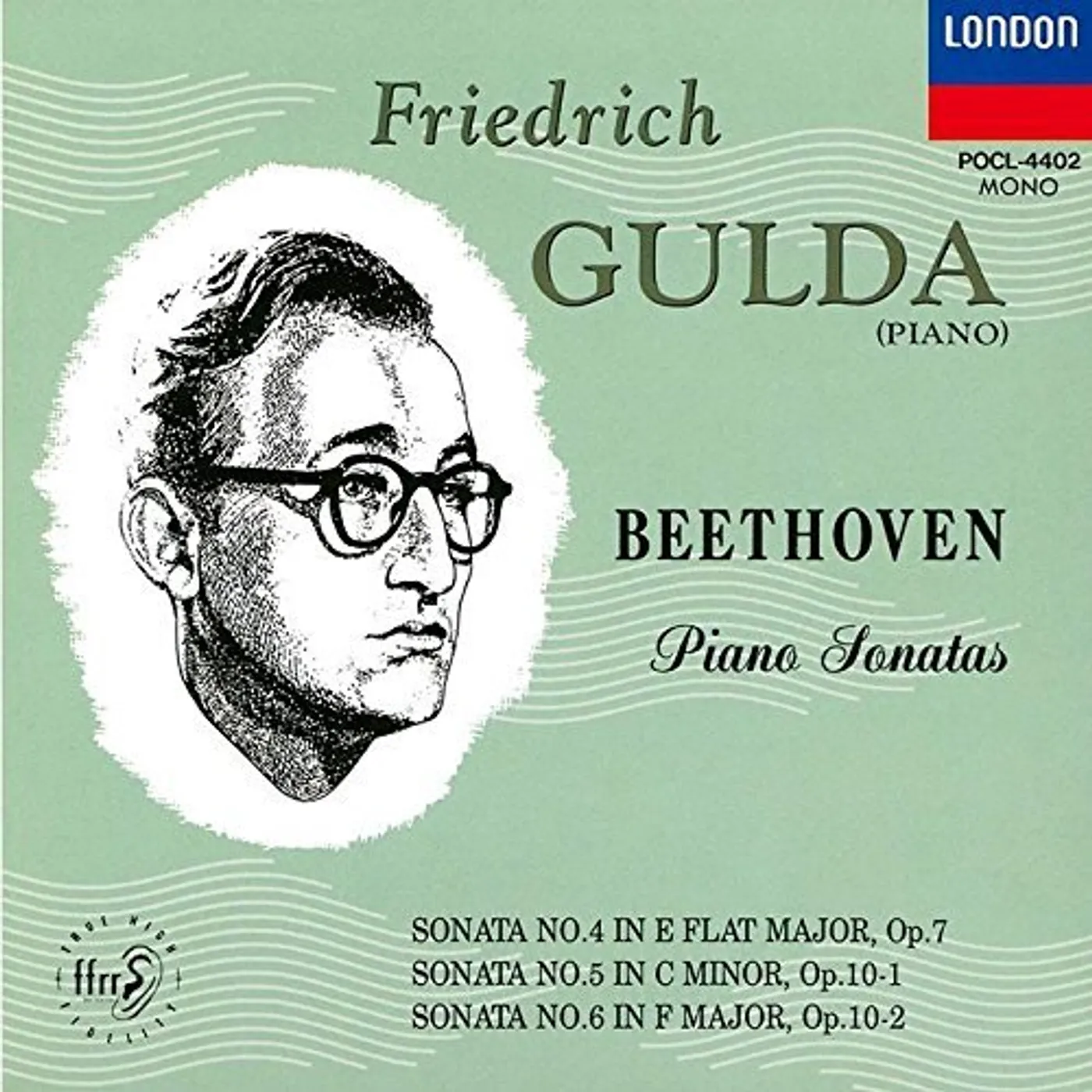 Friedrich Gulda BEETHOVEN: PIANO SONATAS 4 & 5 CD