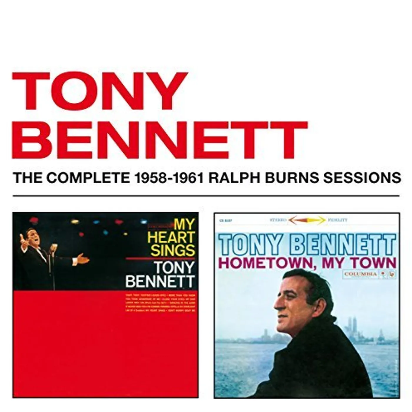 Tony Bennett MY HEART SINGS + HOMETOWN MY TOWN CD
