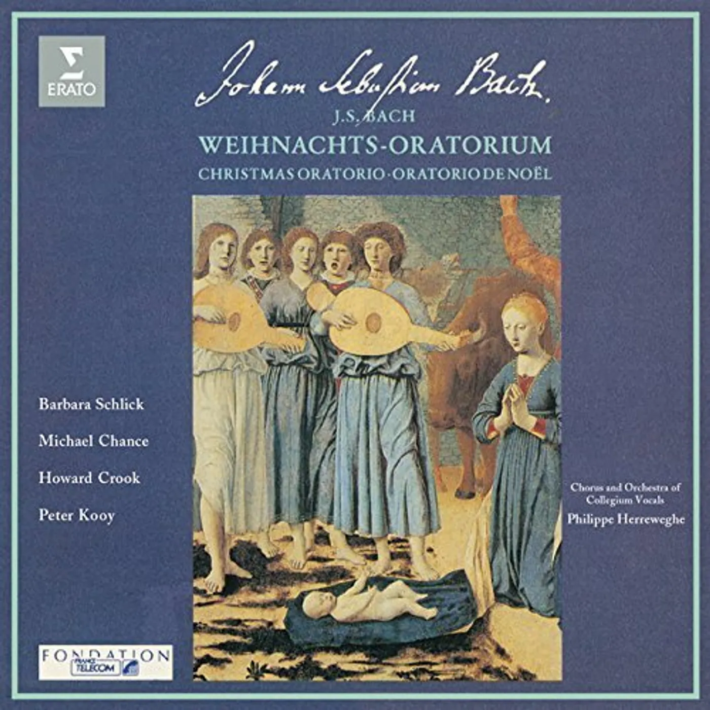 Philippe Herreweghe J.S.BACH: WEIHNACHTS-ORATORIUM CD