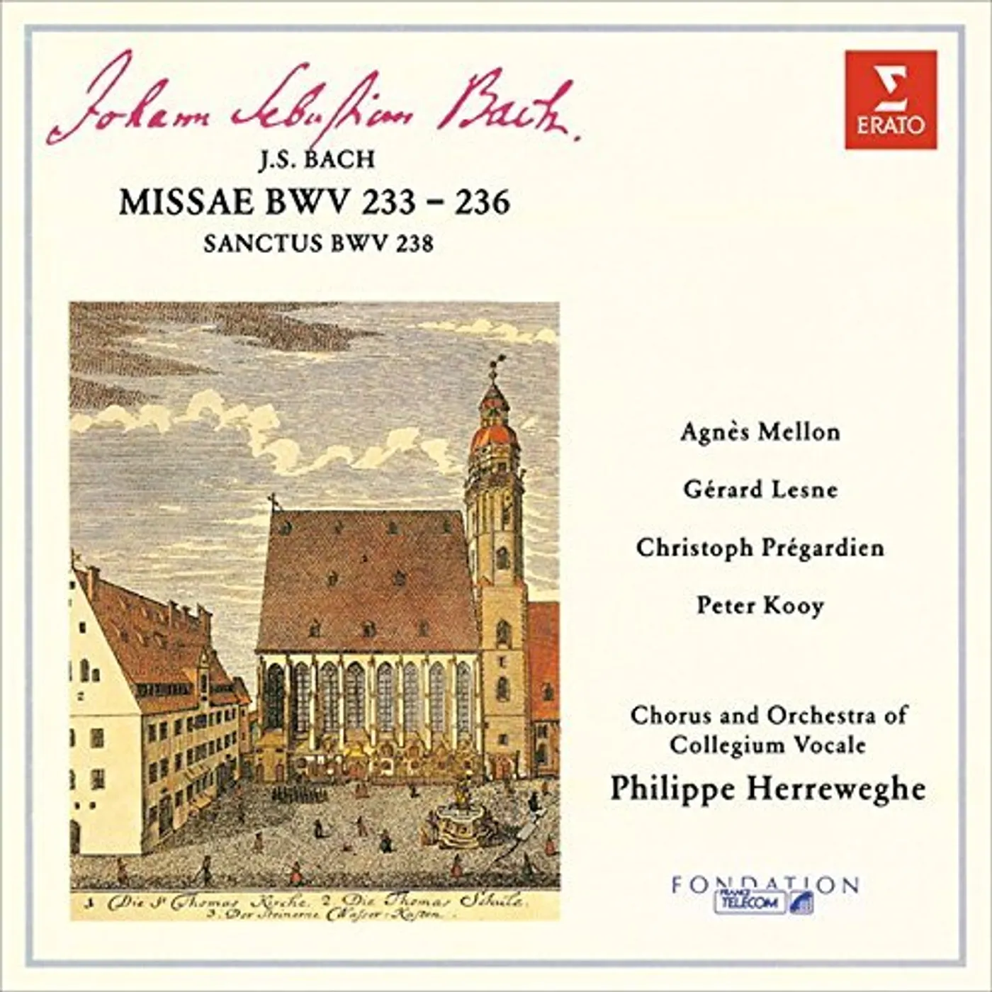 Philippe Herreweghe MISSAE BWV233-236 SANCTUS BWV238 CD
