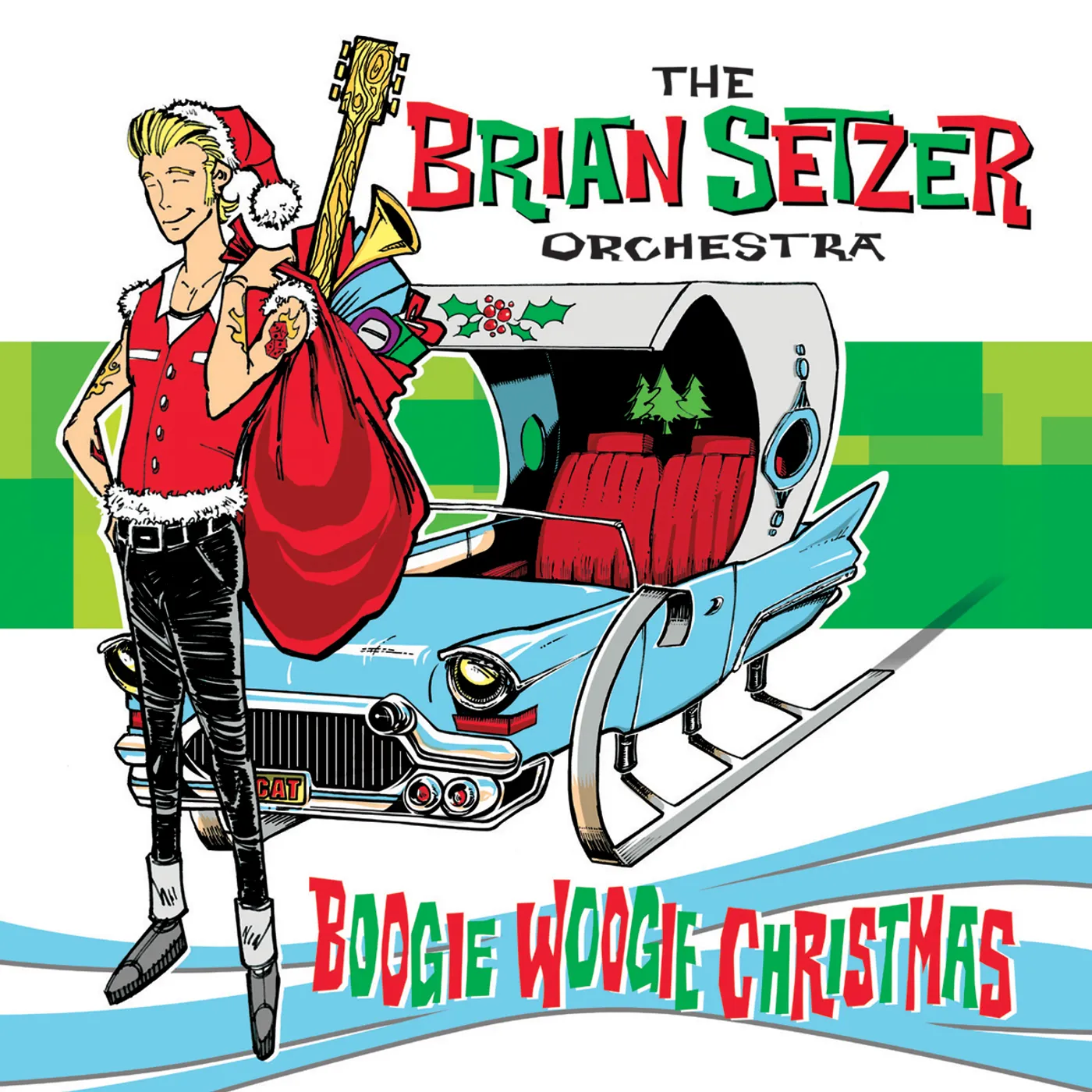 Brian Setzer Boogie Woogie Christmas Vinyl Record