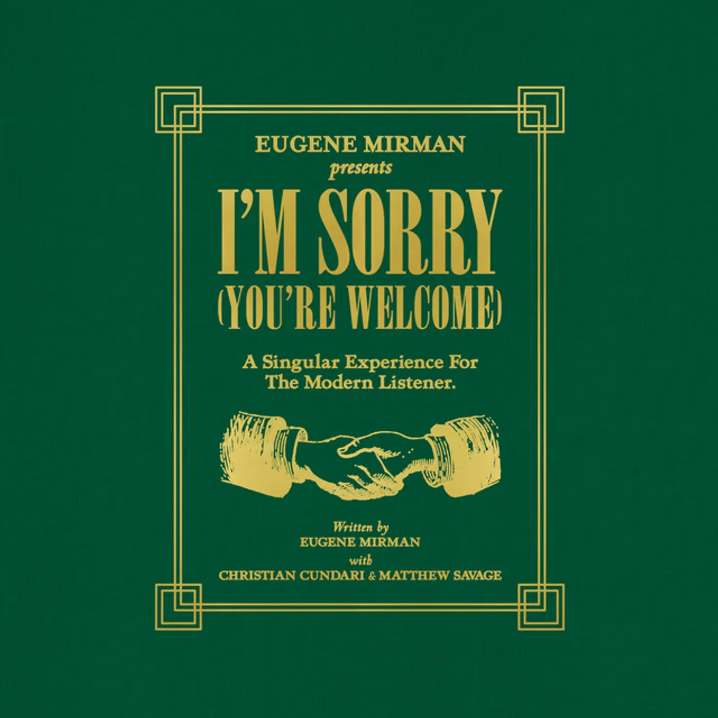 Eugene Mirman I'm Sorry (You're Welcome) Vinyl Record