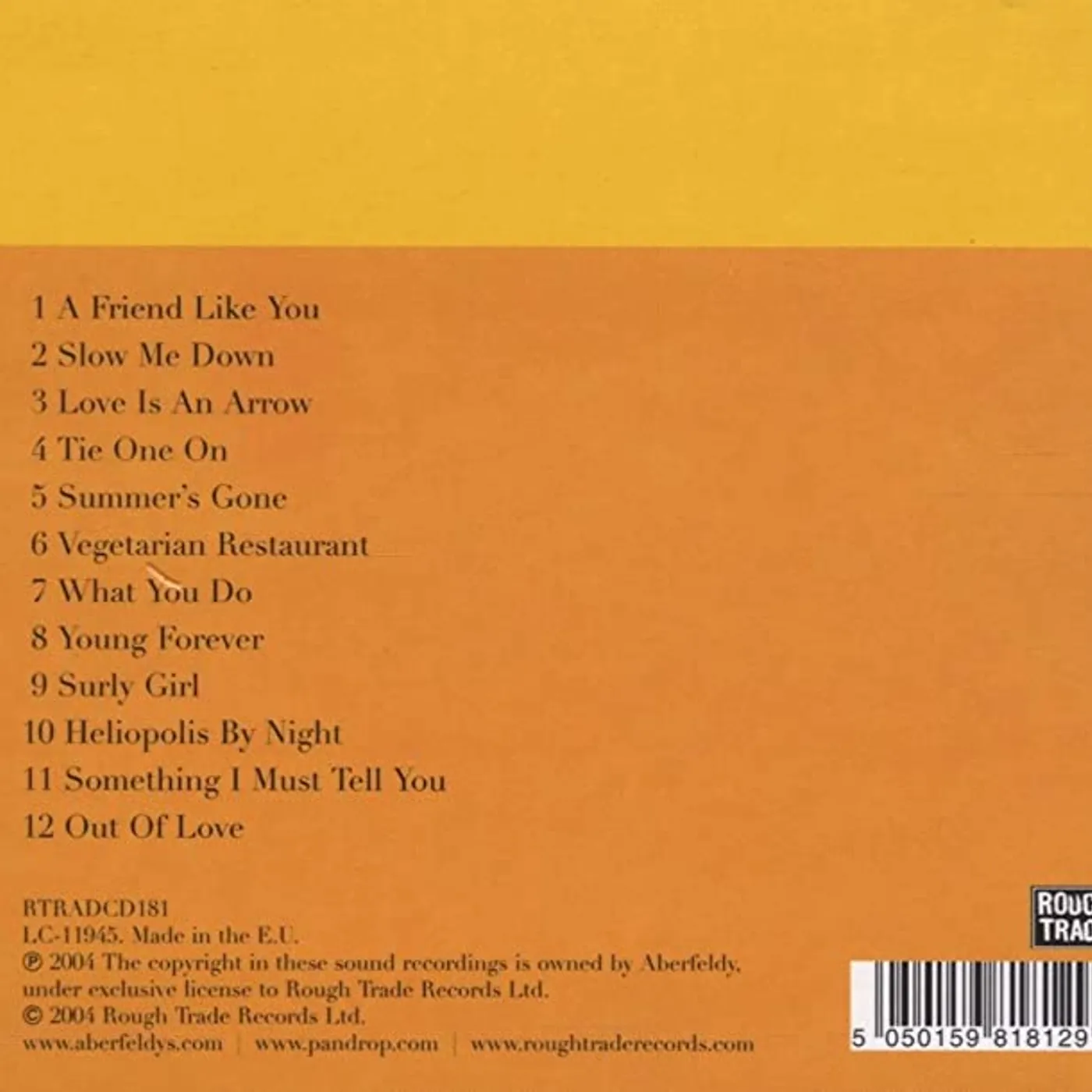 Aberfeldy SUMMERS GONE Vinyl Record - UK Release