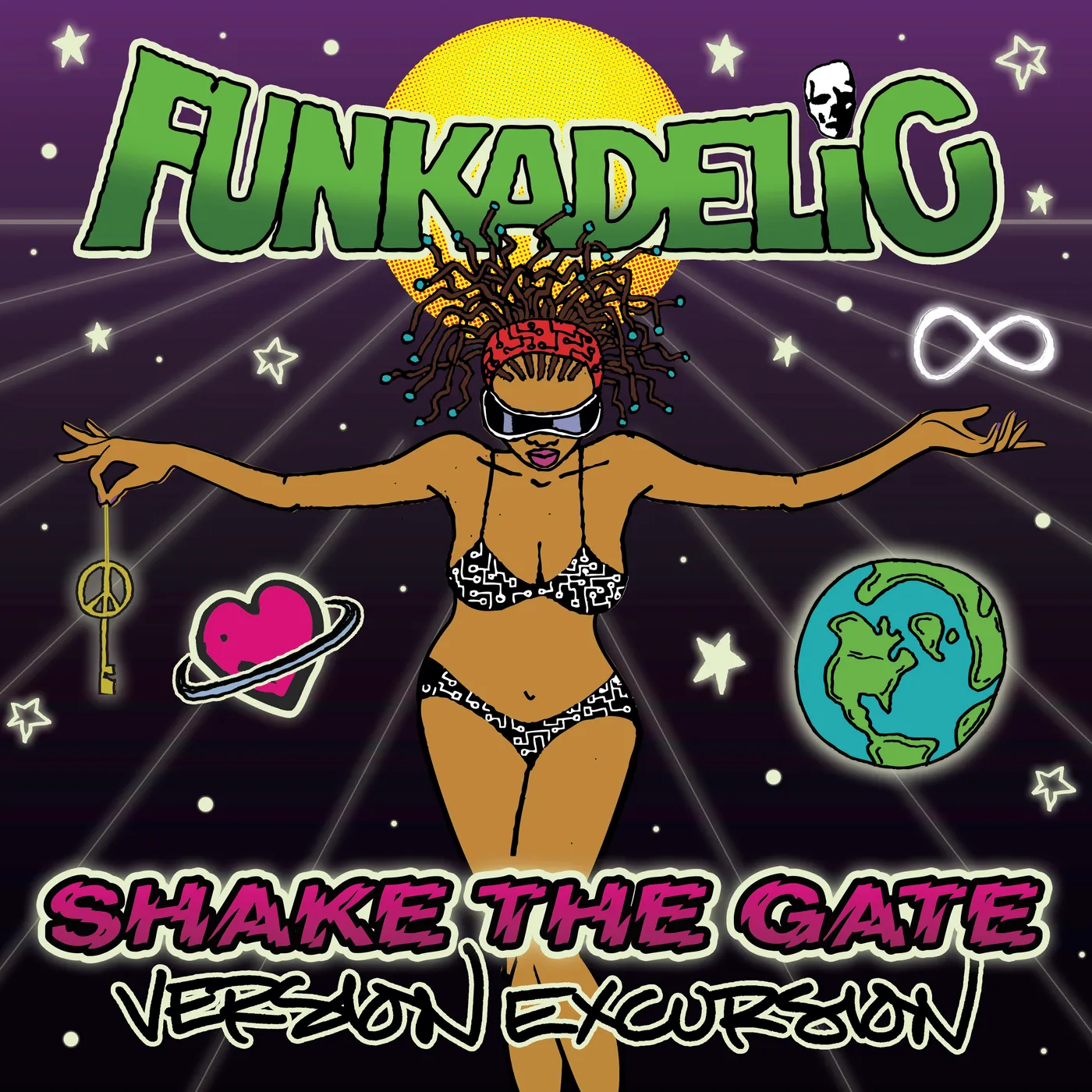 Funkadelic SHAKE THE GATE - VERSION EXCURSION Vinyl Record