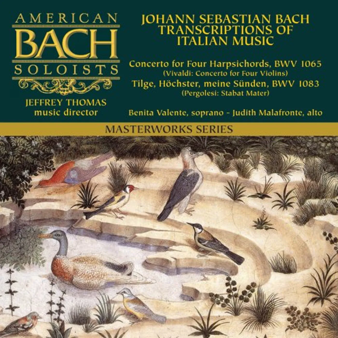American Bach Soloists Italian Transcriptions: Concerto for Four Harpsichords CD