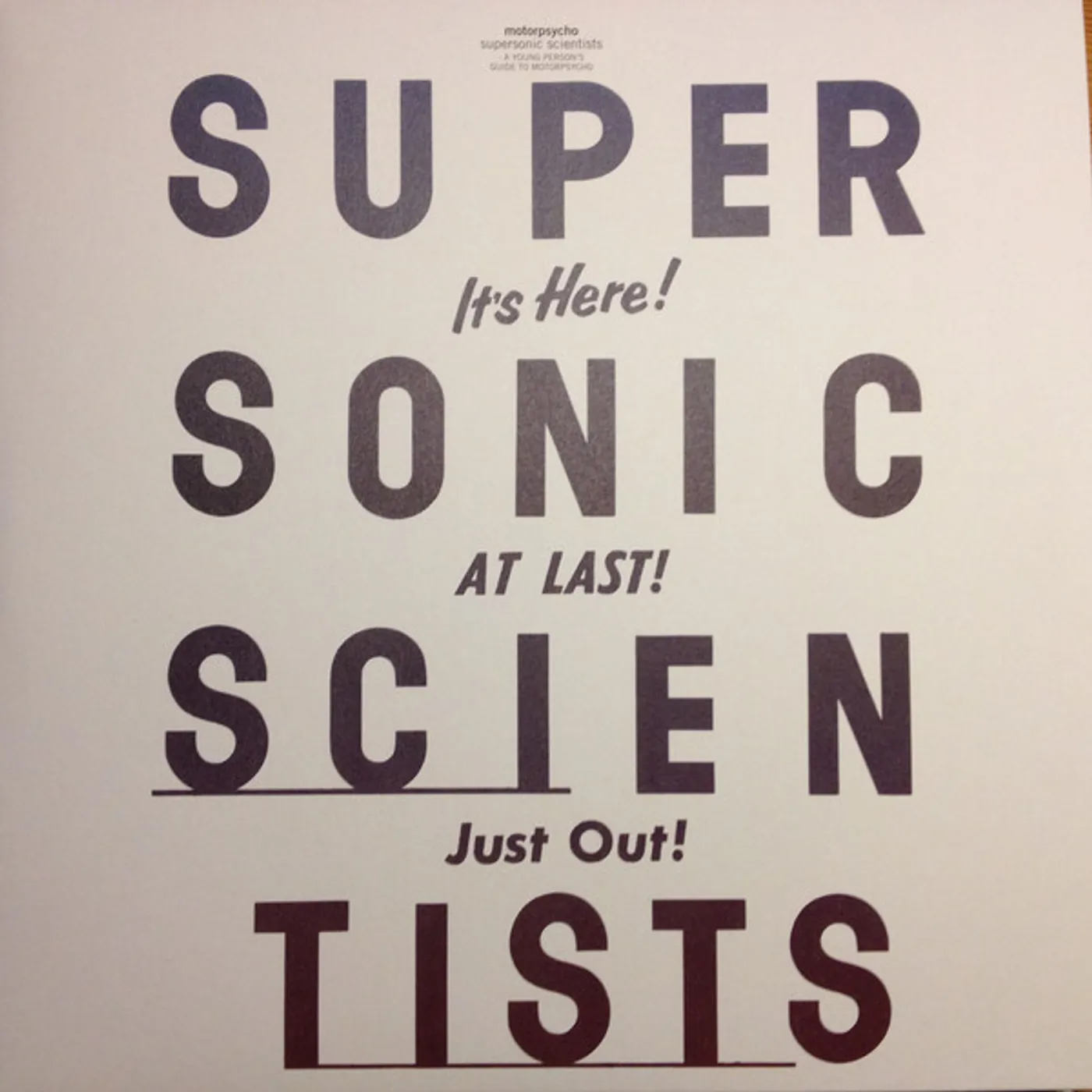 Motorpsycho SUPERSONIC SCIENTISTS: A YOUNG PERSON'S GUIDE TO Vinyl Record
