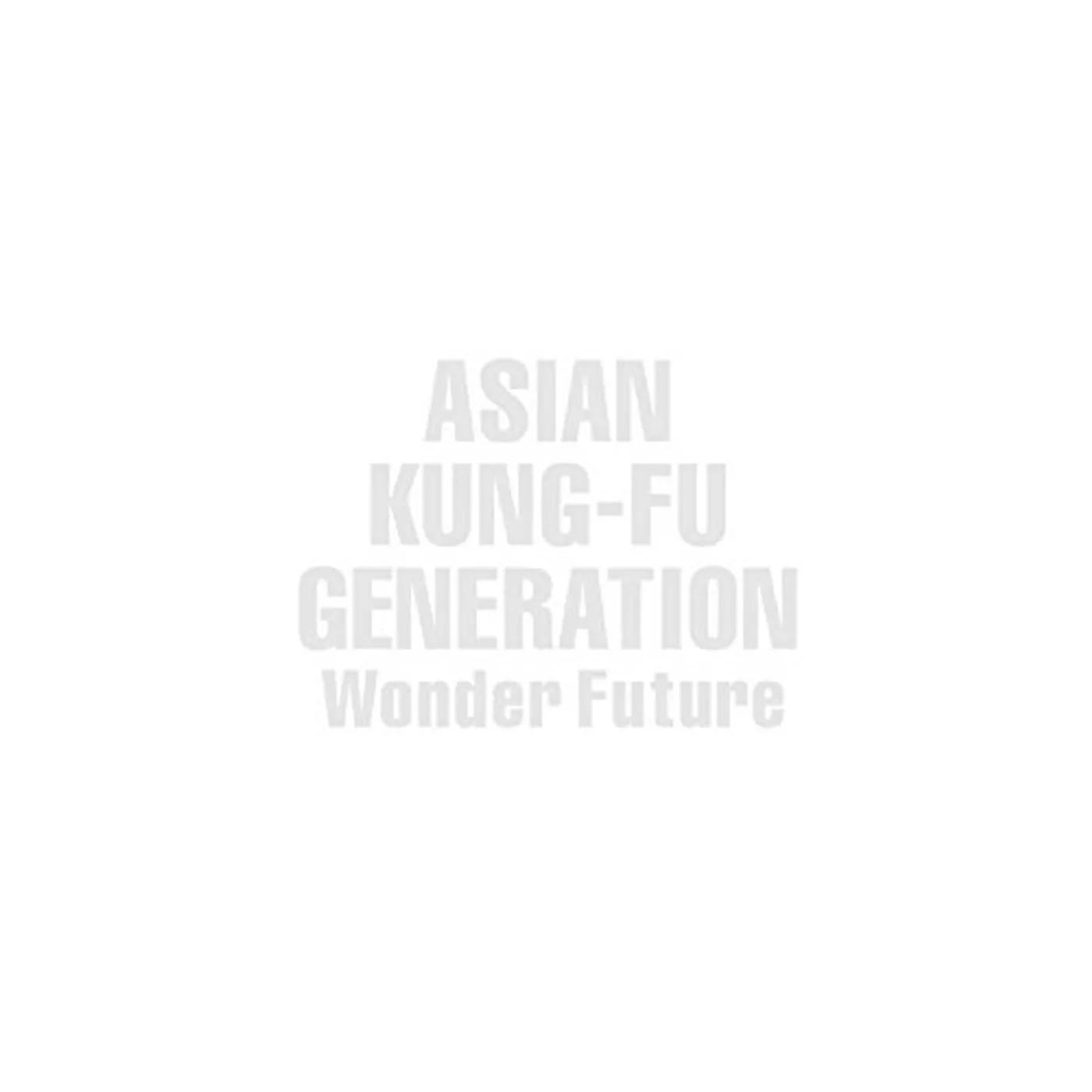 ASIAN KUNG-FU GENERATION WONDER FUTURE CD