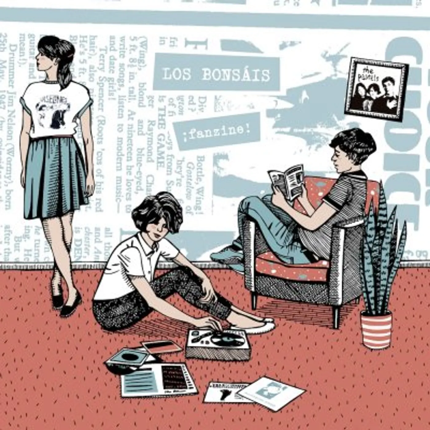 Los Bonsáis FANZINE Vinyl Record