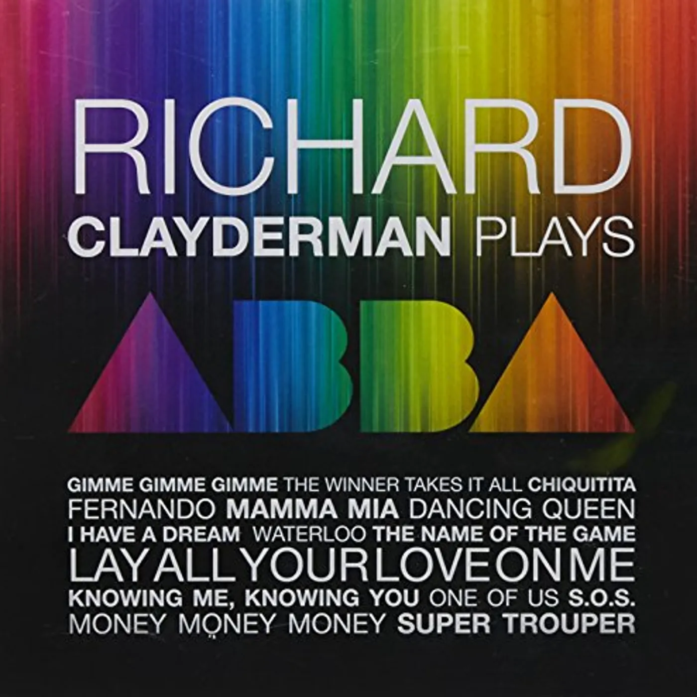 RICHARD CLAYDERMAN PLAYS ABBA CD