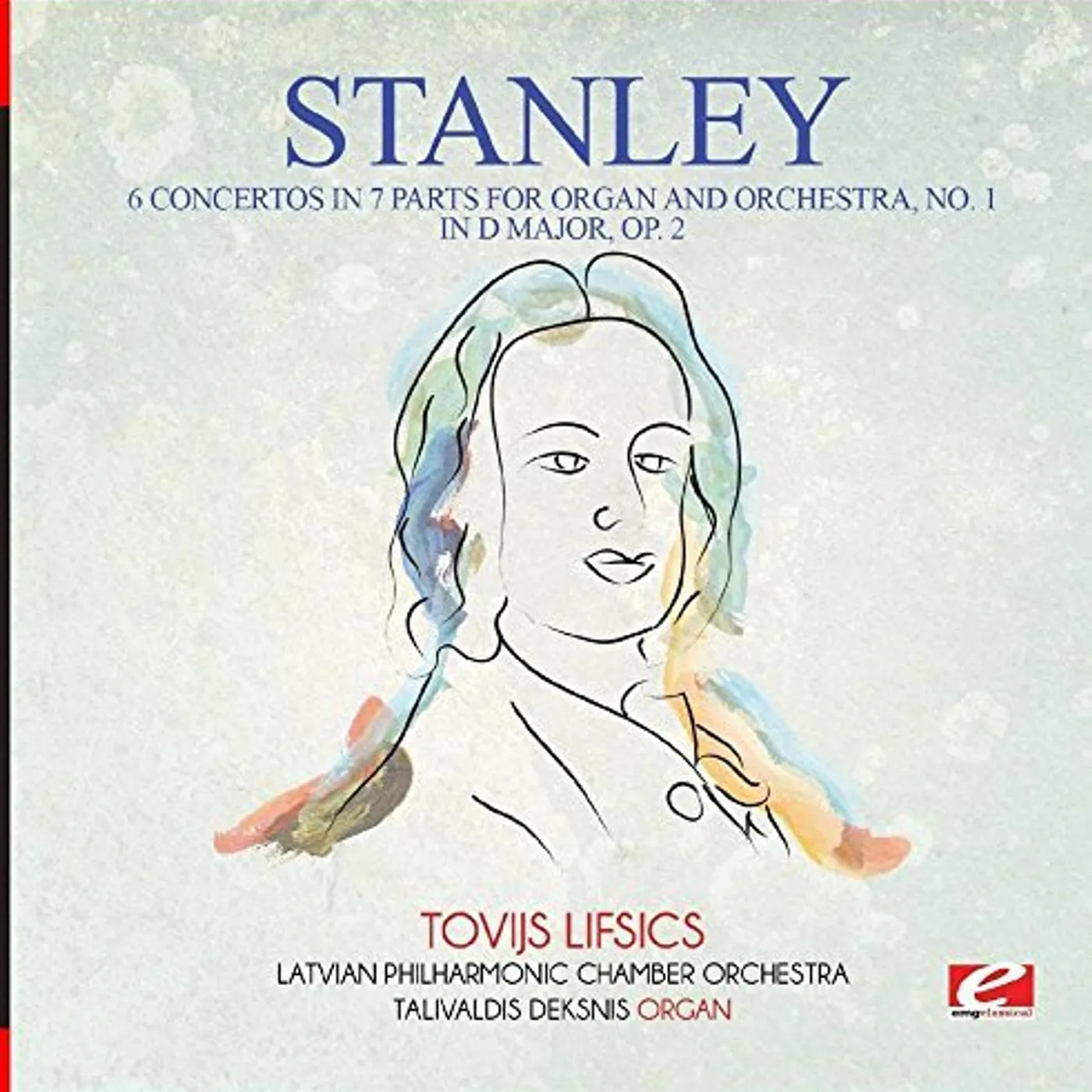 Stanley 6 CONCERTOS IN 7 PARTS FOR ORGAN & ORCHESTRA NO. 1 CD