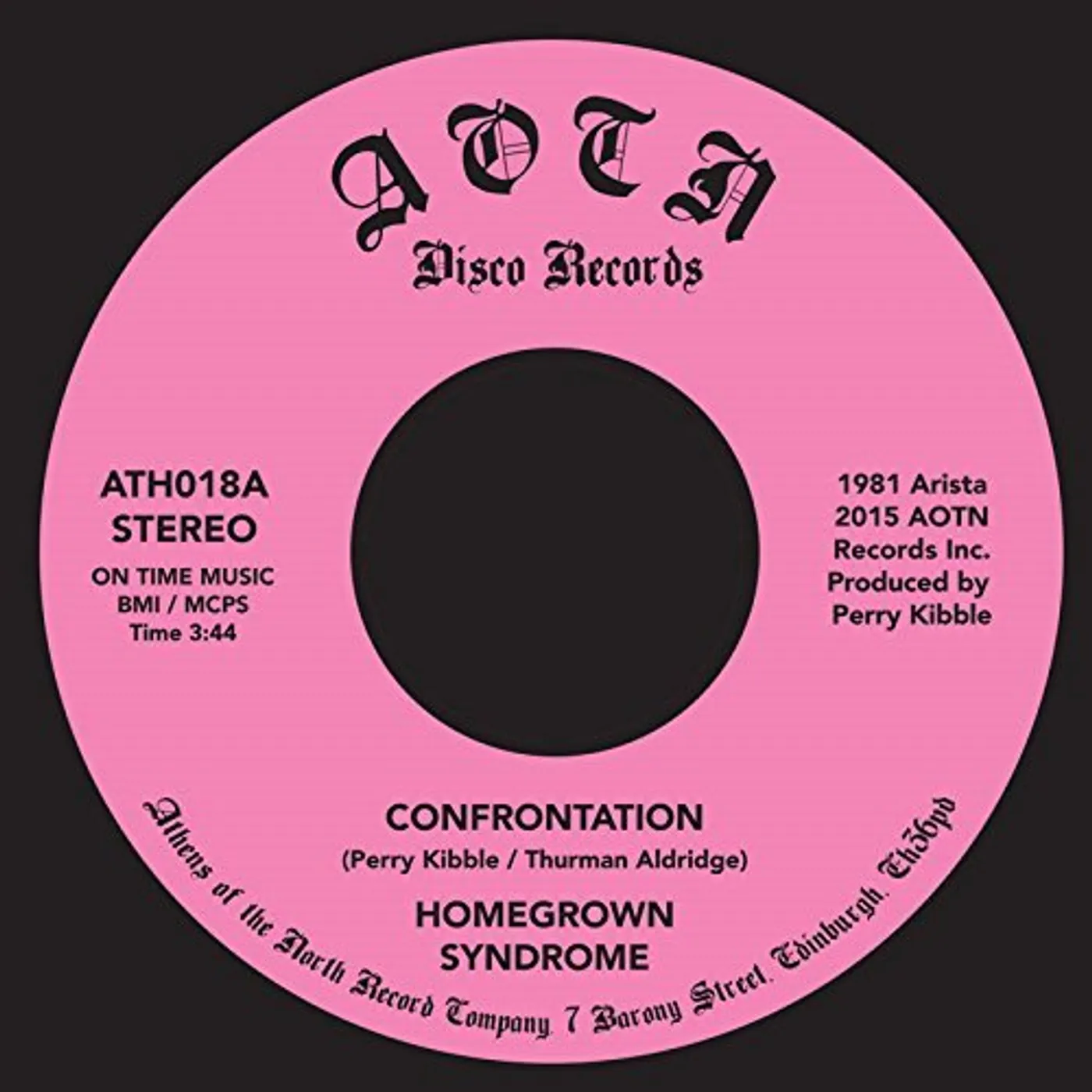 Homegrown Syndrome Confrontation Vinyl Record