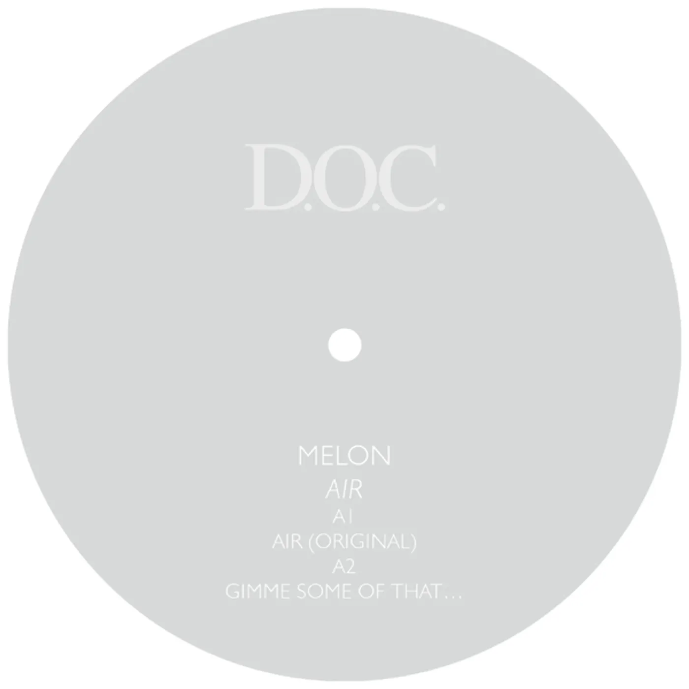 Melón Air Vinyl Record