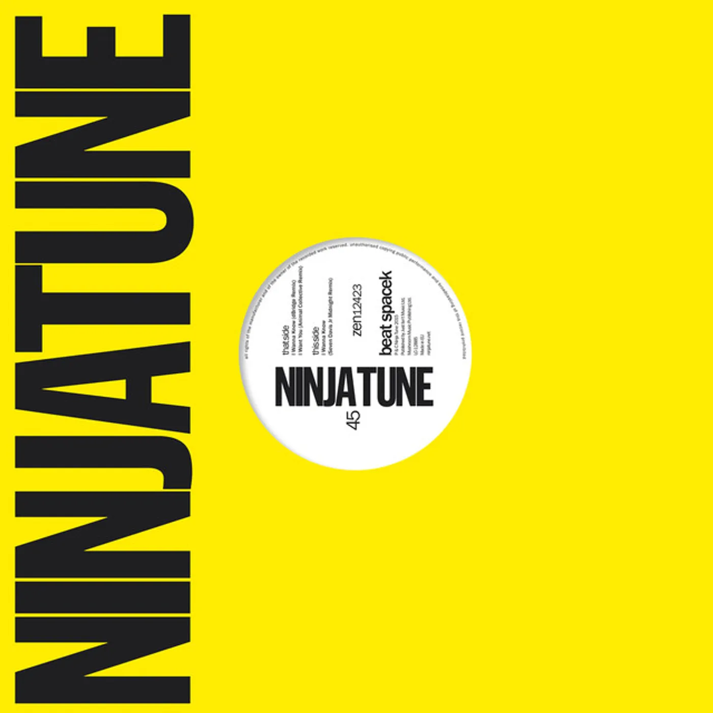 Beat Spacek SEVEN DAVIS JR / DBRIDGE / ANIMAL COLLECTIVE Vinyl Record