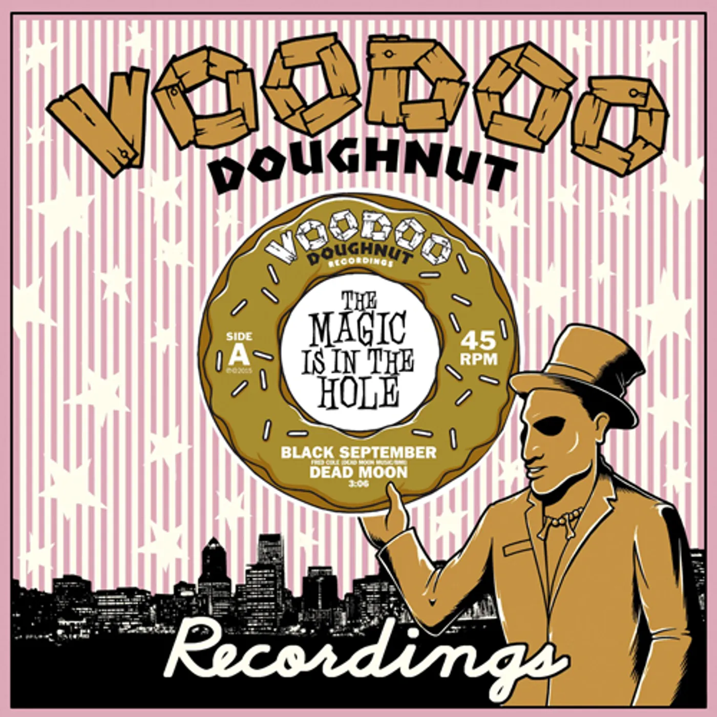 Dead Moon BLACK SEPTEMBER / FIRE IN THE WESTERN WORLD Vinyl Record