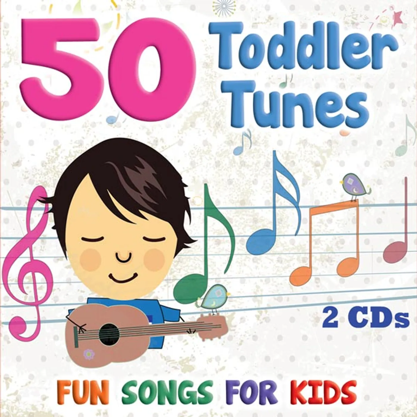 Tinsel Town Kids 50 Toddler Tunes (2 Cd) CD