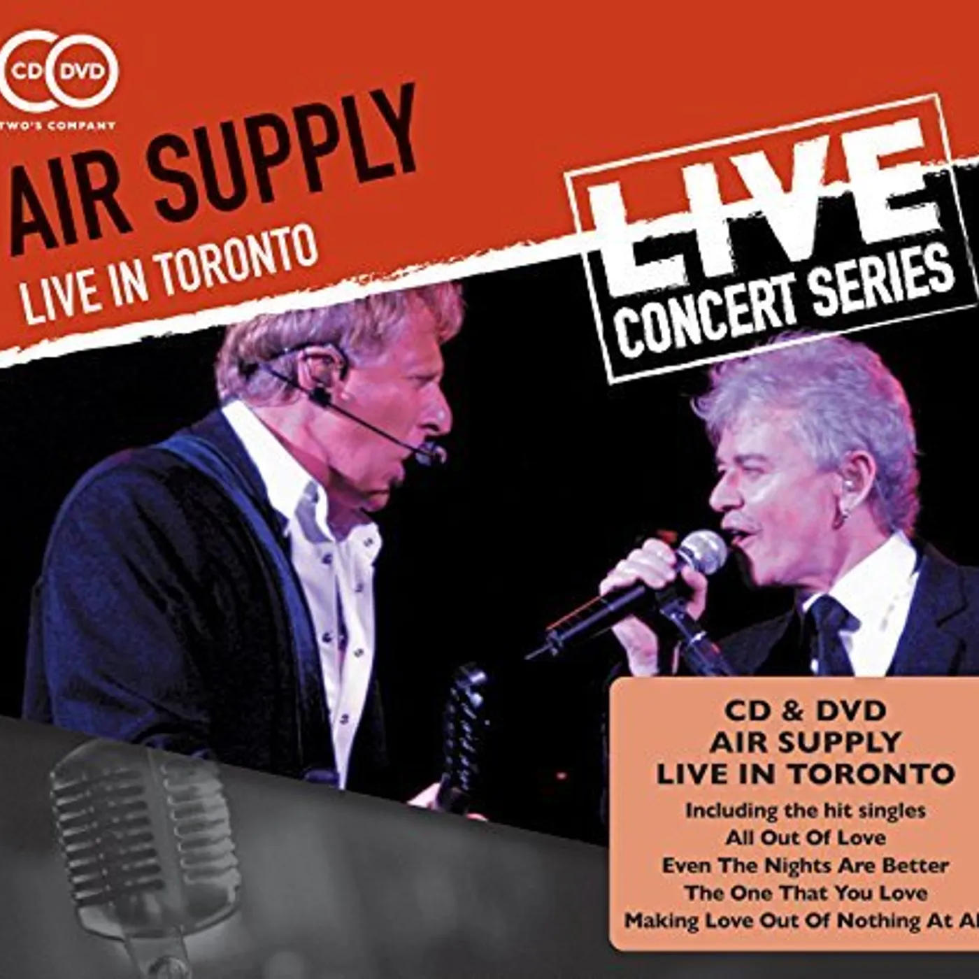 Air Supply LIVE IN TORONTO (CD/DVD) CD