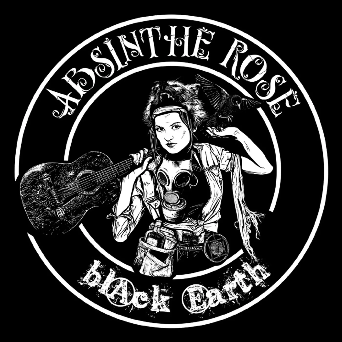 Absinthe Rose Black Earth Vinyl Record