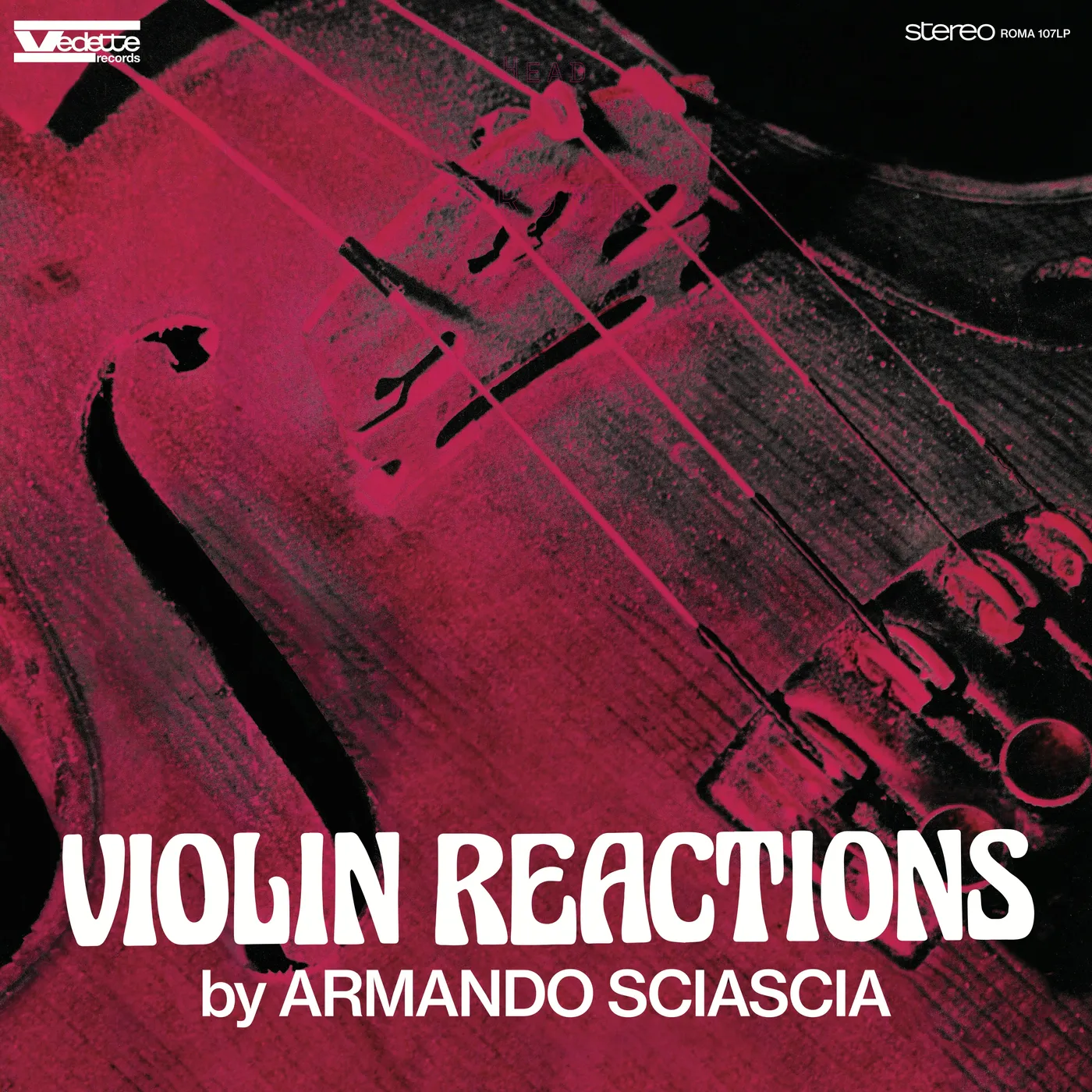 Armando Sciascia VIOLIN REACTIONS / Original Soundtrack Vinyl Record