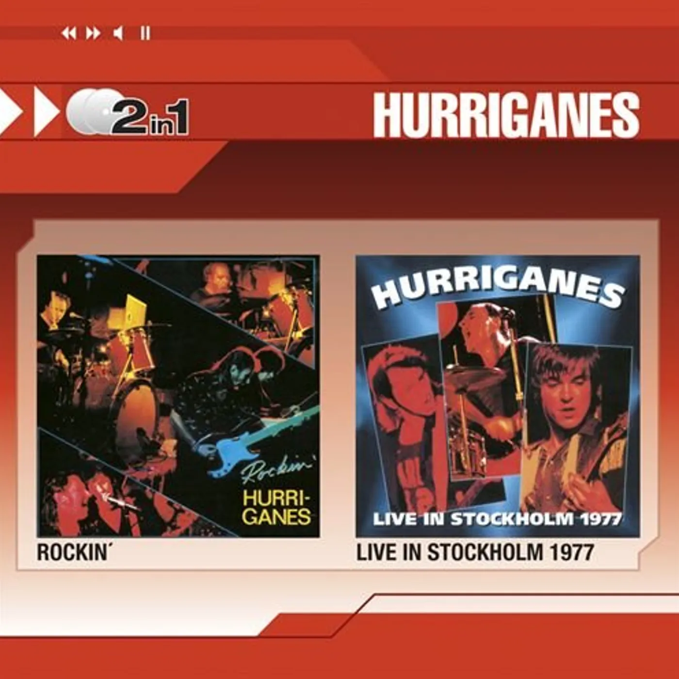 Hurriganes LIVE IN STOCKHOLM 1977 + ROCKIN CD