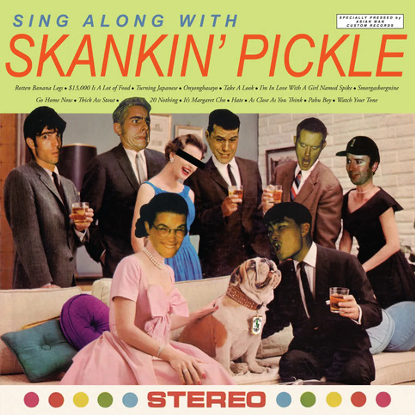 Skankin' Pickle SING ALONG WITH Vinyl Record