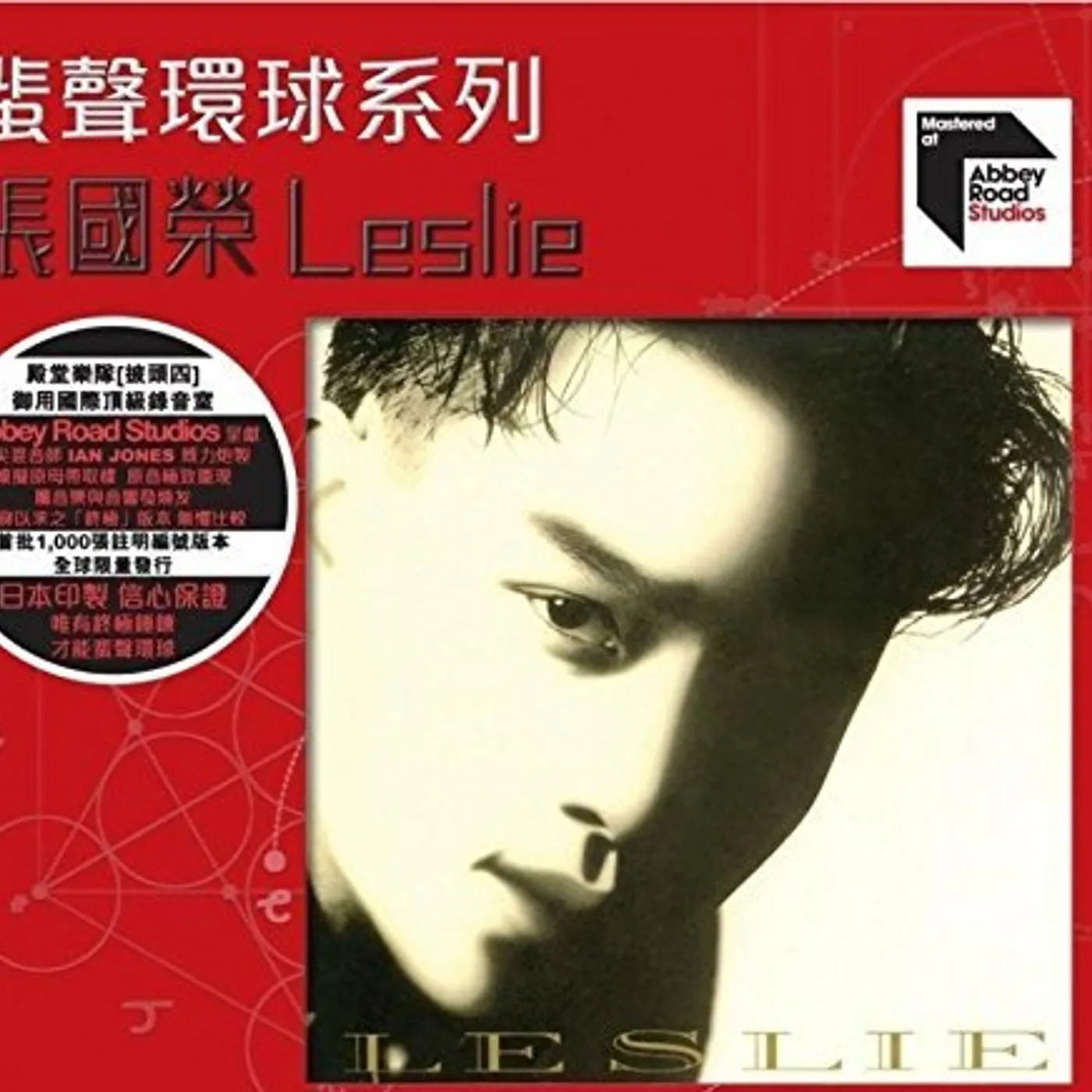 Leslie Cheung LESLIE /ABBEY ROAD STUDIOS REMASTERED LTD EDITION CD