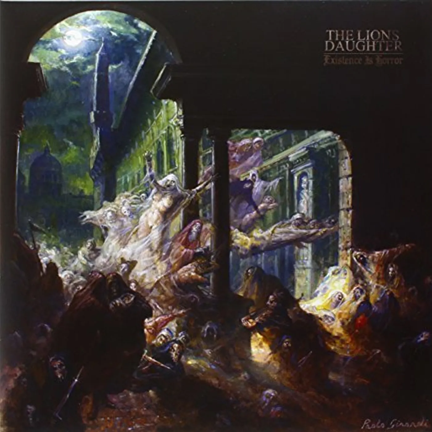 The Lion's Daughter EXISTENCE IS HORROR (BLUE VINYL) Vinyl Record