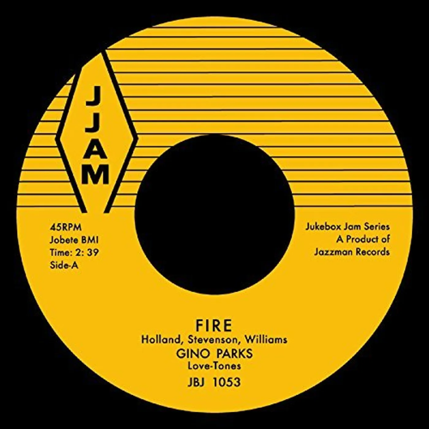 Gino Parks FIRE / FOR THIS I THANK YOU Vinyl Record