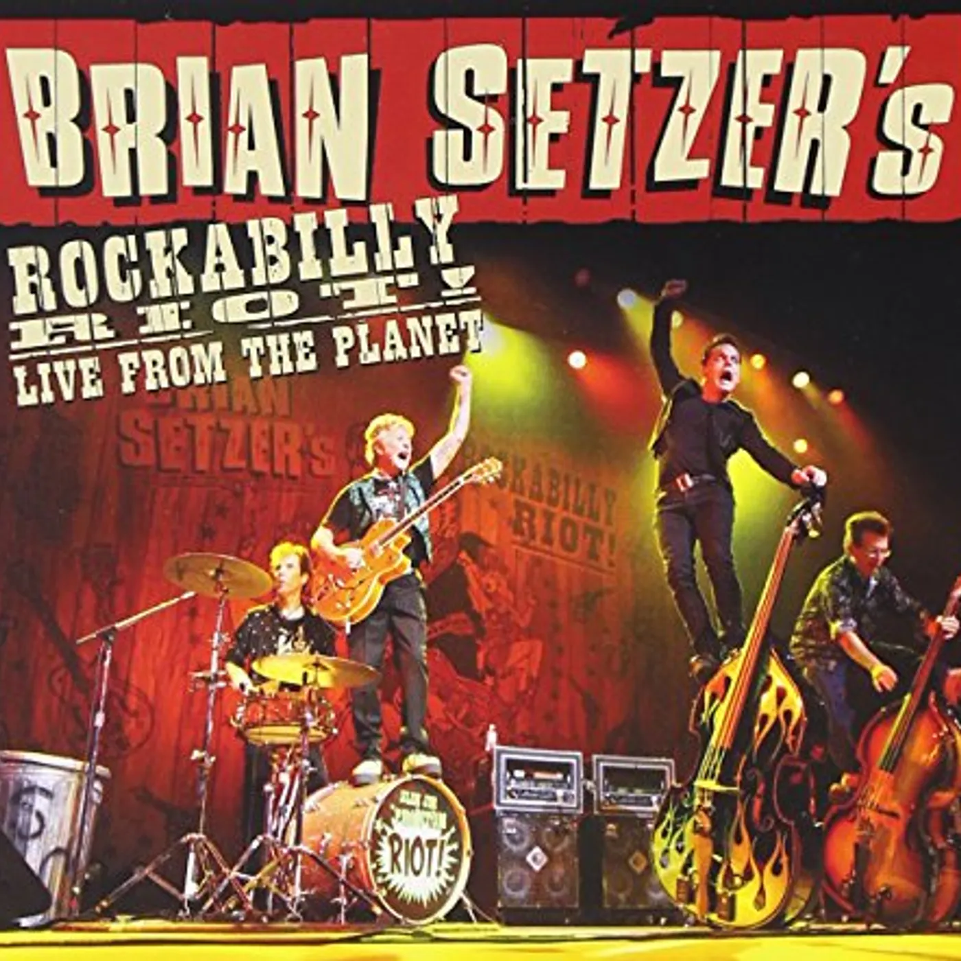Brian Setzer ROCKABILLY RIOT! LIVE FROM THE PLANET CD