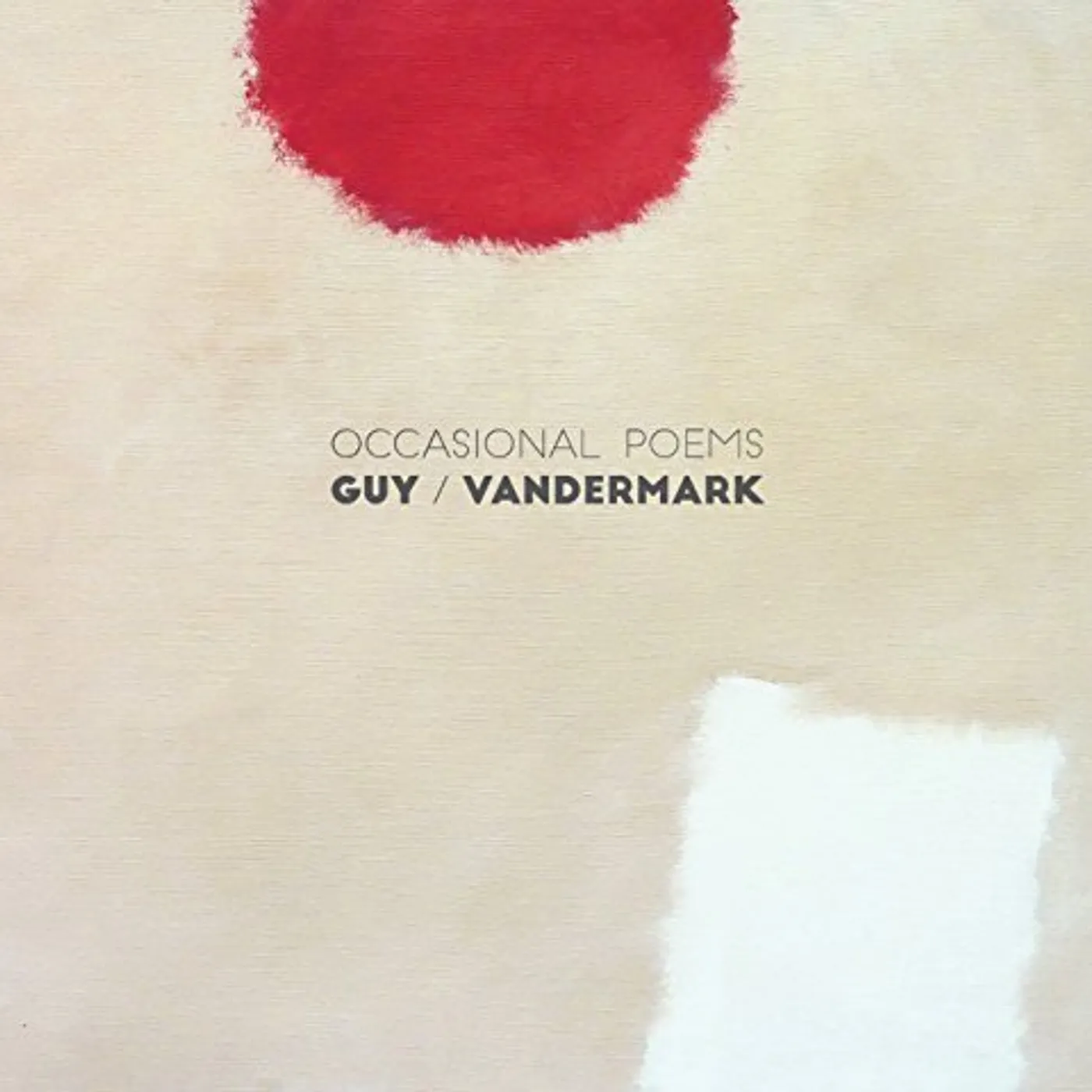 Ken Vandermark OCCASIONAL POEMS CD