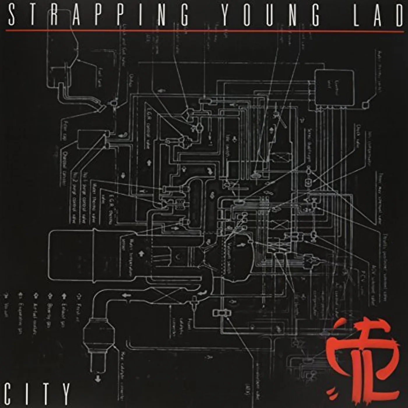 Strapping Young Lad City Vinyl Record