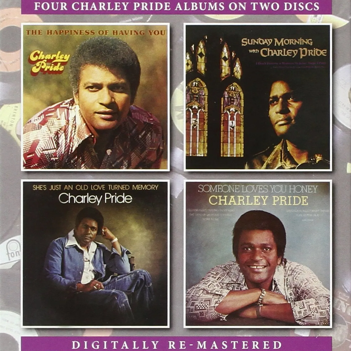 Charley Pride HAPPINESS OF HAVING YOU /SUNDAY MORNING/SHE'S JUST CD