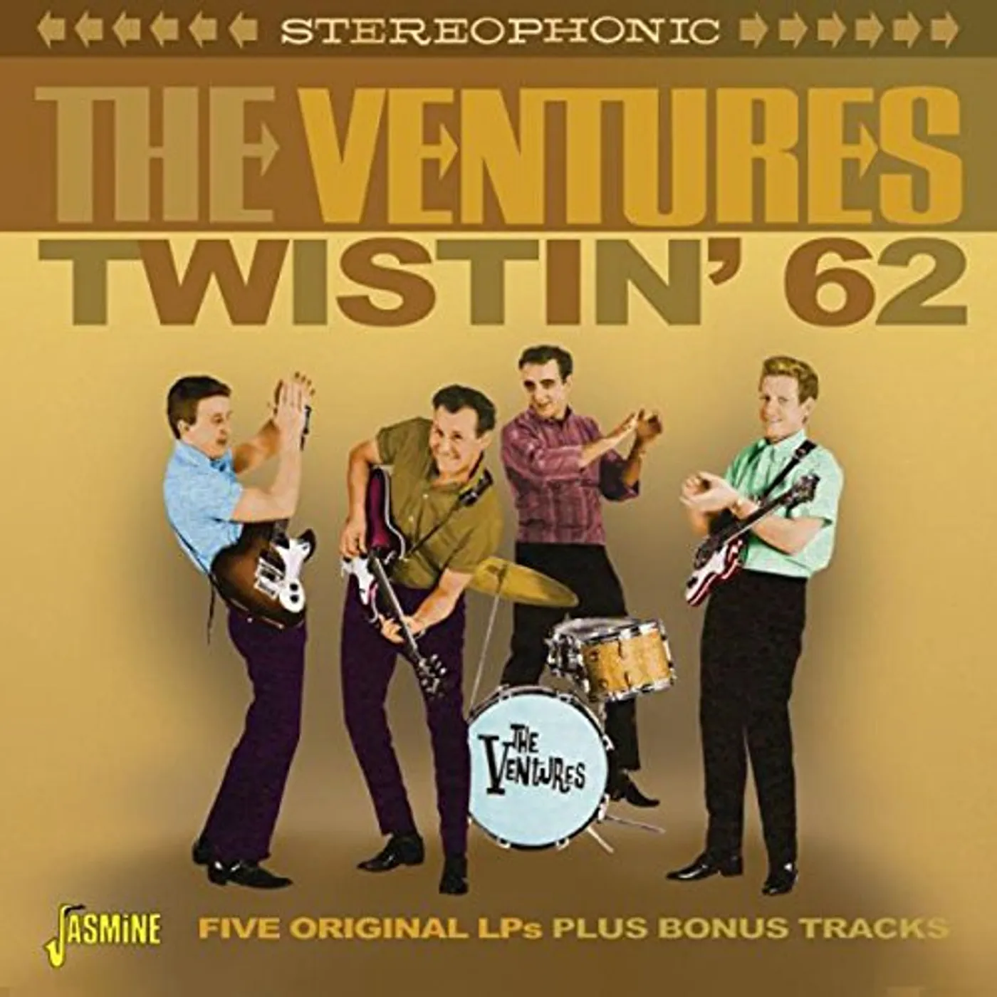 Ventures TWISTIN 62: FIVE ORIGINAL LPS PLUS BONUS TRACKS CD