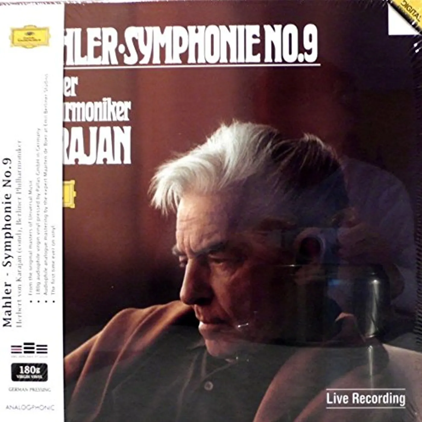 Herbert von Karajan MAHLER: SYMPHONY NO. 9 Vinyl Record
