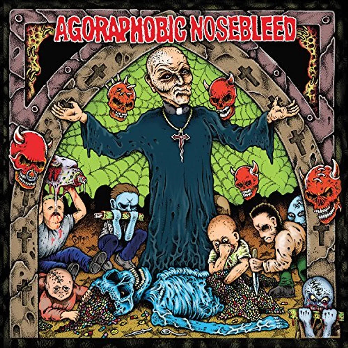 Agoraphobic Nosebleed Altered States of America Vinyl Record
