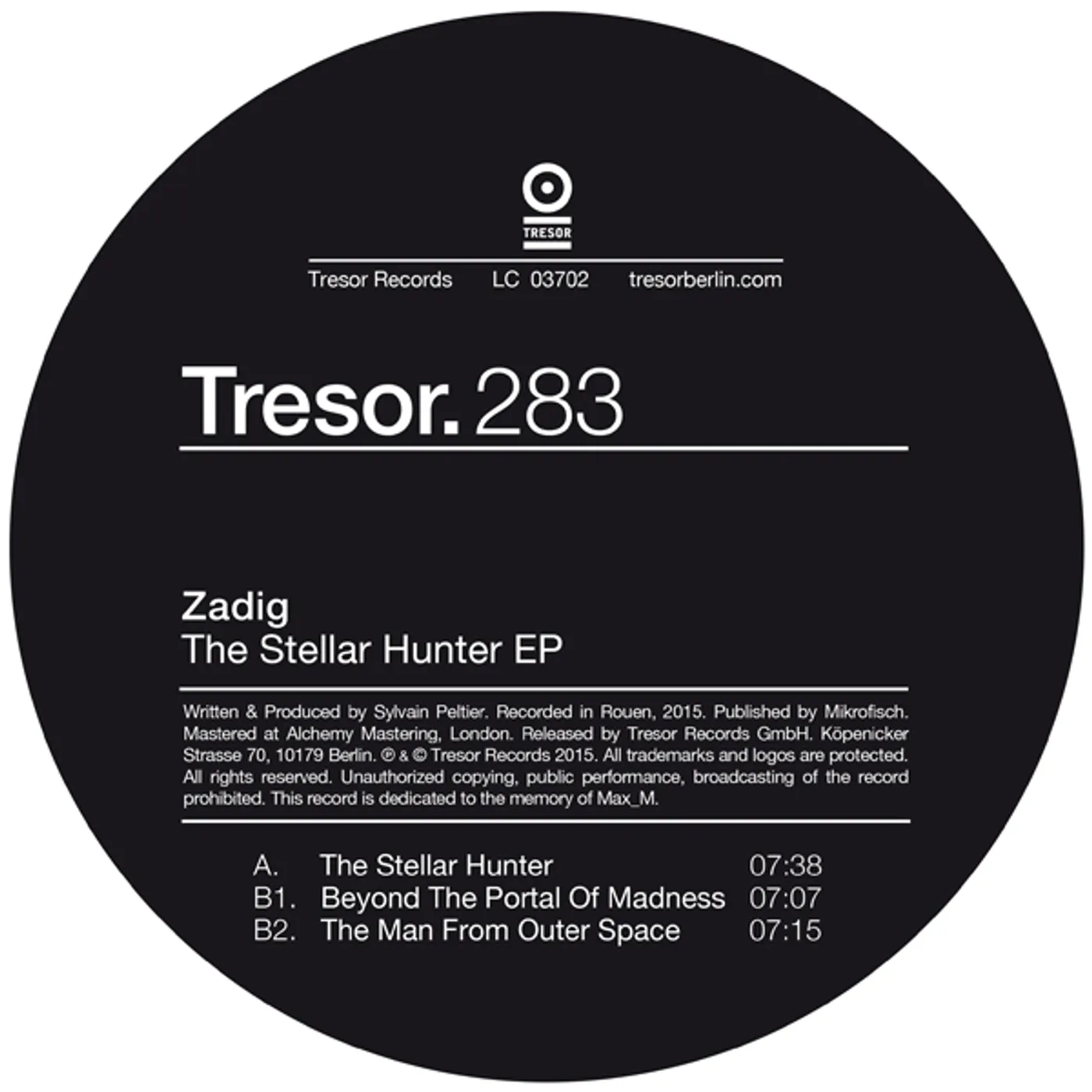 Zadig STELLAR HUNTER Vinyl Record