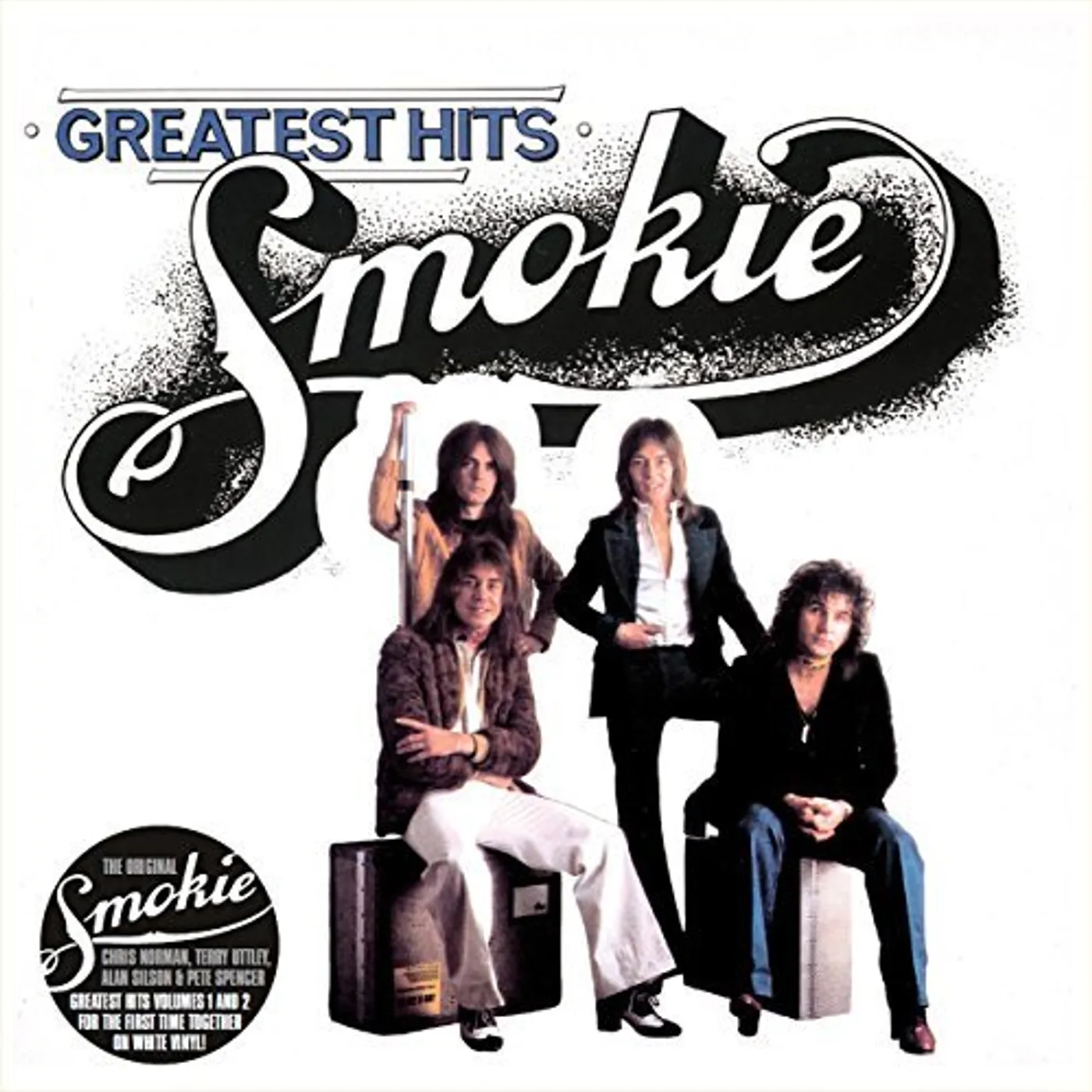 Smokie GREATEST HITS (BRIGHT WHITE EDITION) Vinyl Record