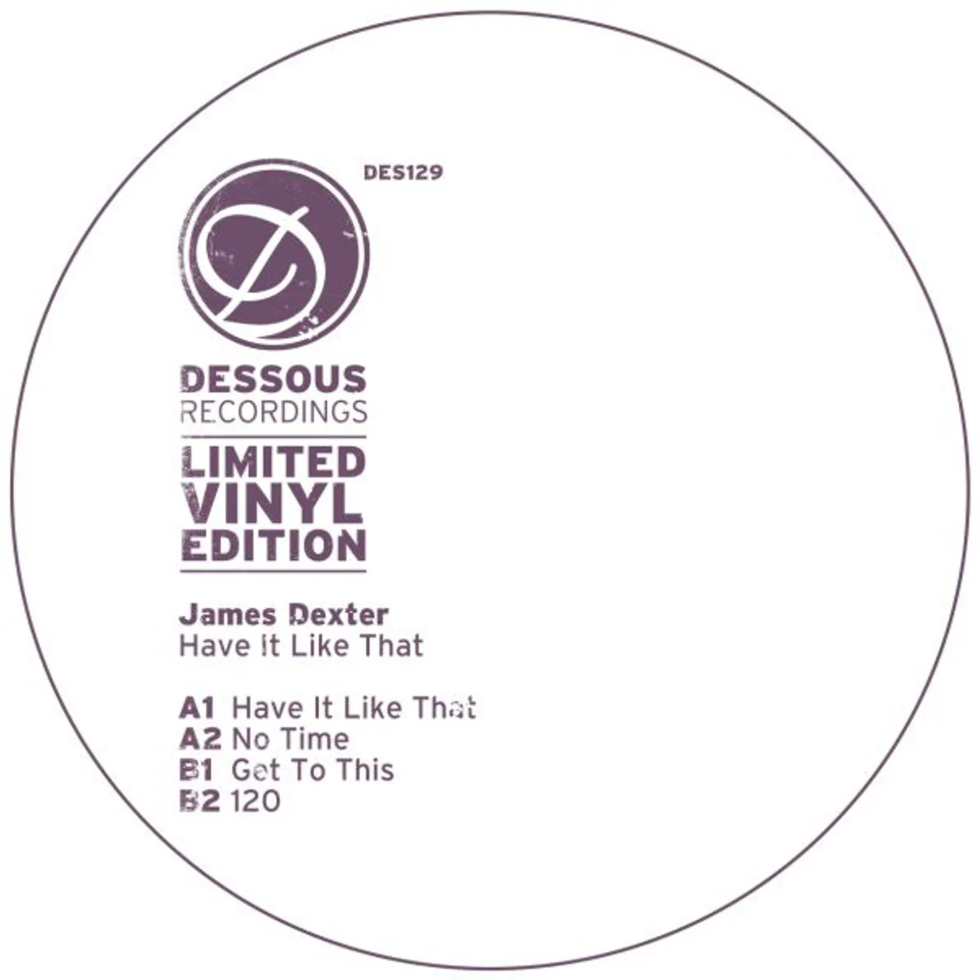 James Dexter Have It Like That Vinyl Record