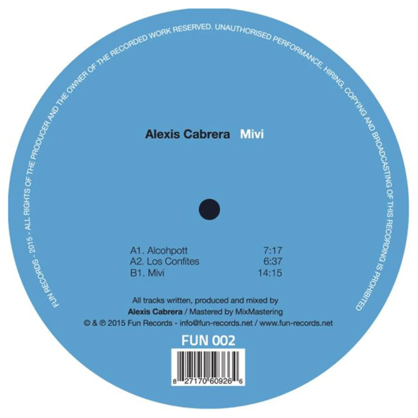Alexis Cabrera Mivi Vinyl Record