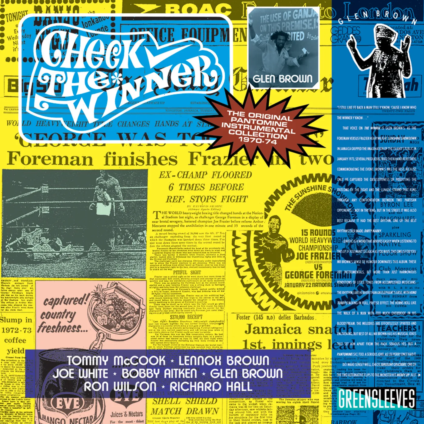 Glen Brown CHECK THE WINNER CD